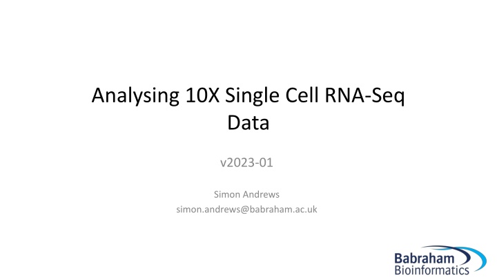 10X Single Cell RNA-Seq Analysis
