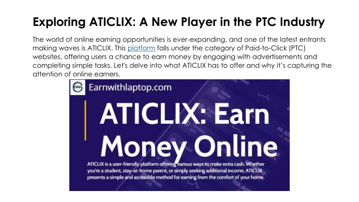 How to earn from ATICLIX as a freelancer