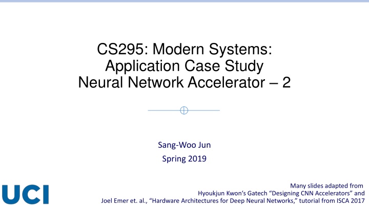 The Need for Neural Network Accelerators in Modern Systems