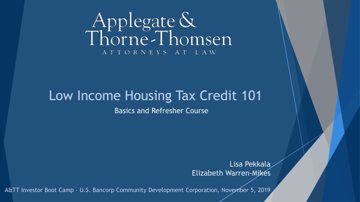 Low-Income Housing Tax Credit (LIHTC) Program
