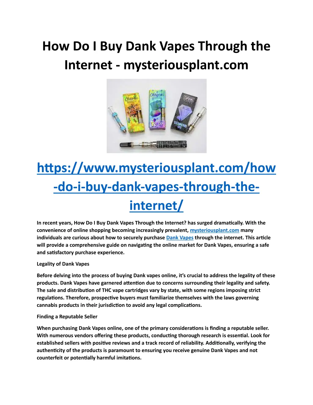 how do i buy dank vapes through the internet n.