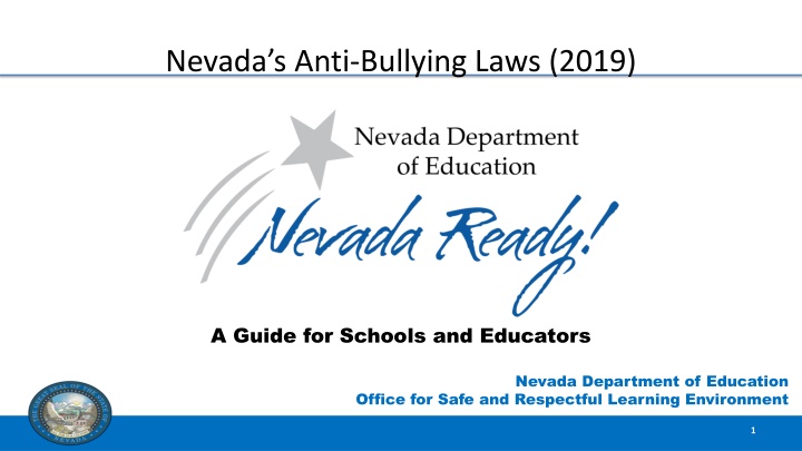 Nevada's Anti-Bullying Laws & Definitions