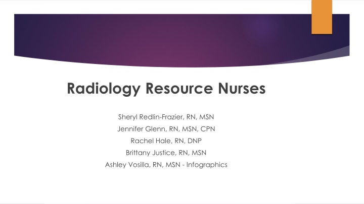 Role of Radiology Resource Nurses in Healthcare