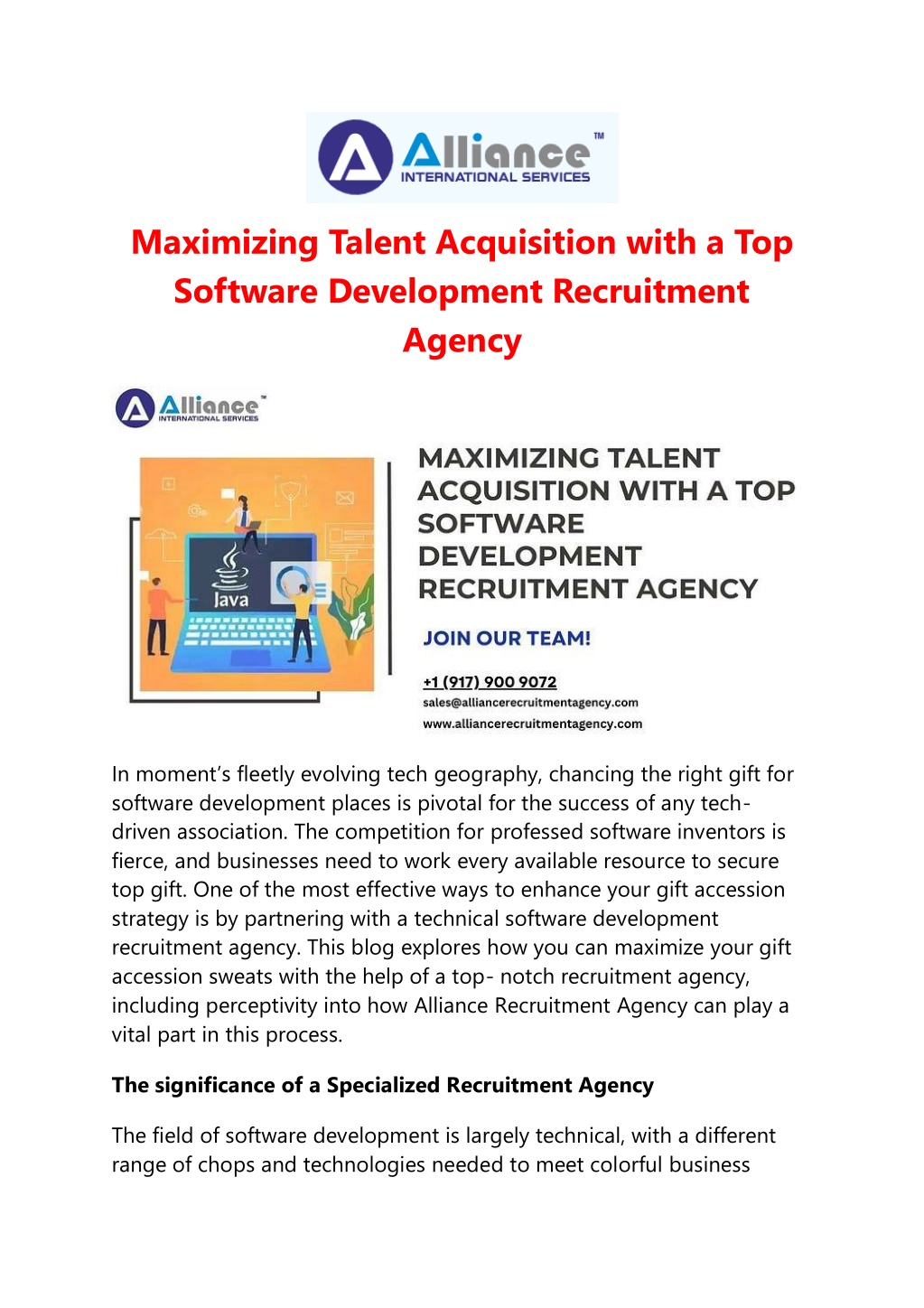 maximizing talent acquisition with a top software l.w