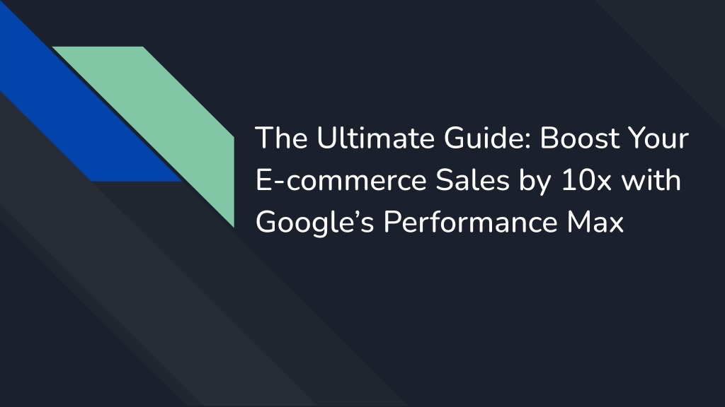 the ultimate guide boost your e commerce sales l.w