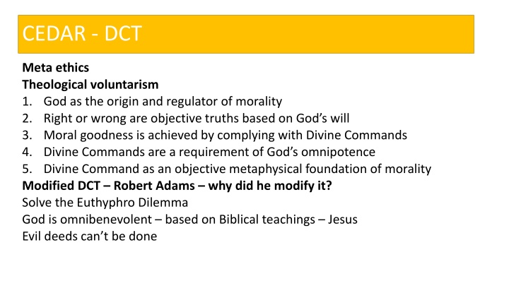 Meta-Ethics: Understanding Ethical Principles
