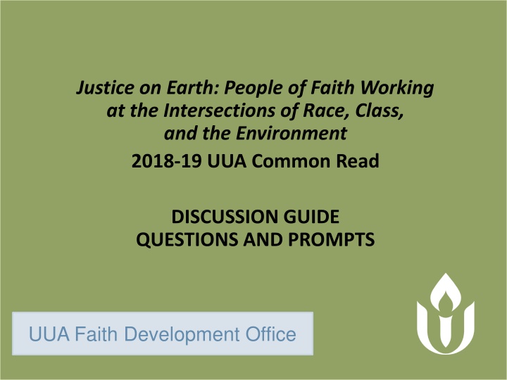 Faith, Nature, and Justice in 