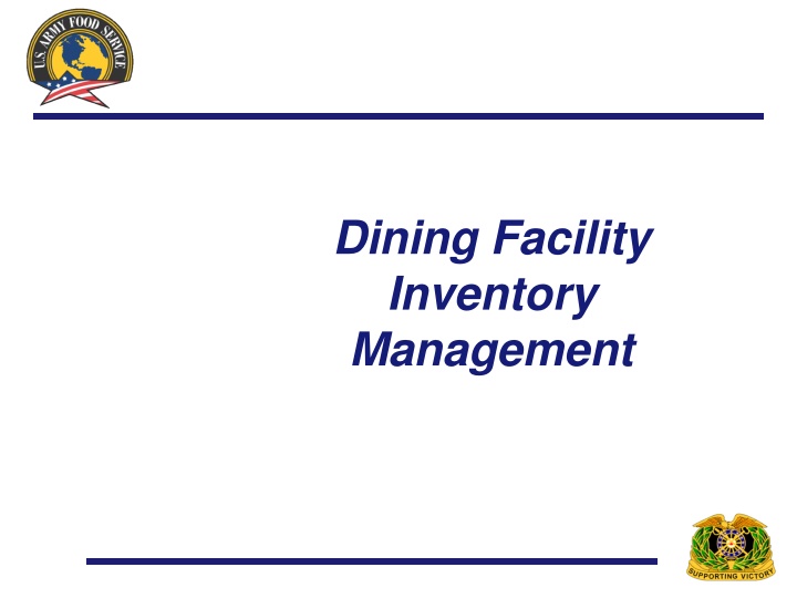 Effective Inventory Management Strategies for Dining Facilities