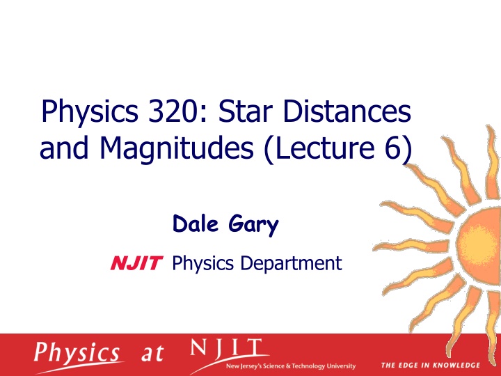 Stellar Distances and Brightness in Astronomy