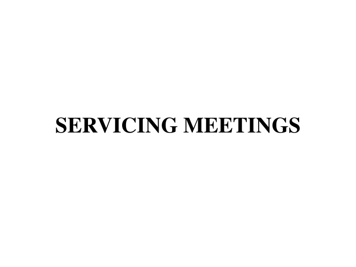 The Importance and Process of Meetings in Organizations