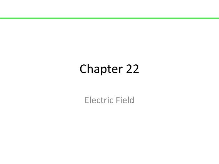 Electric Field Lines and Charges