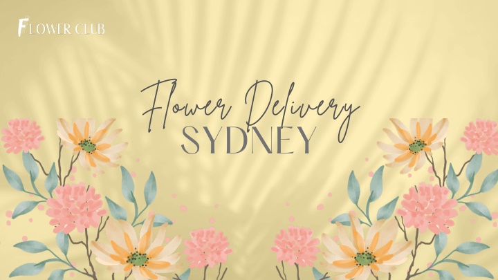 flower delivery sydney n.w