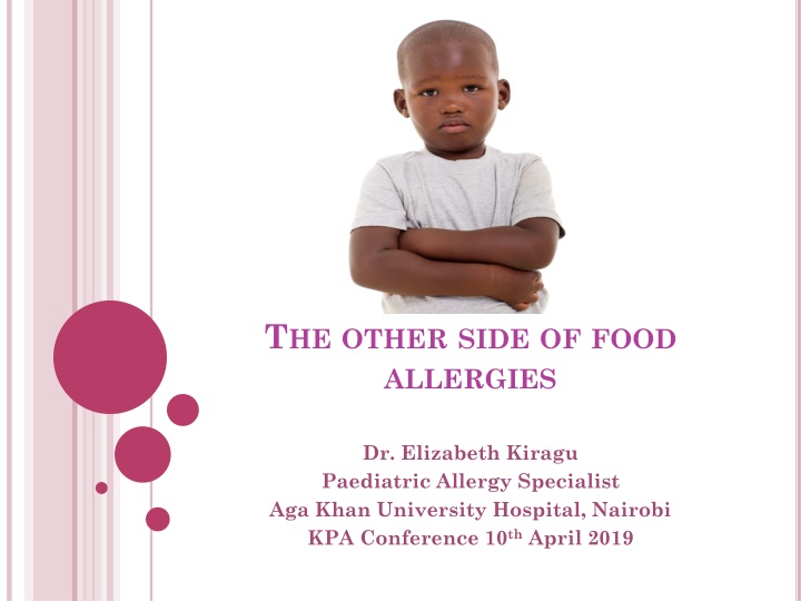Managing Food Allergies: Insights from Dr. Elizabeth Kiragu's Presentation