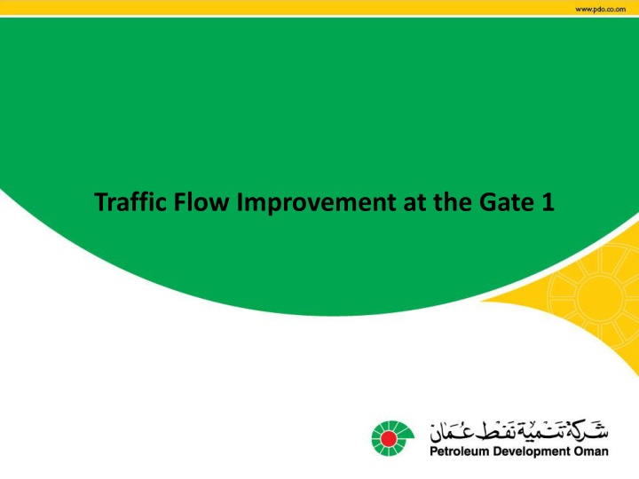 Effective Traffic Flow Management Strategies at Gate 1