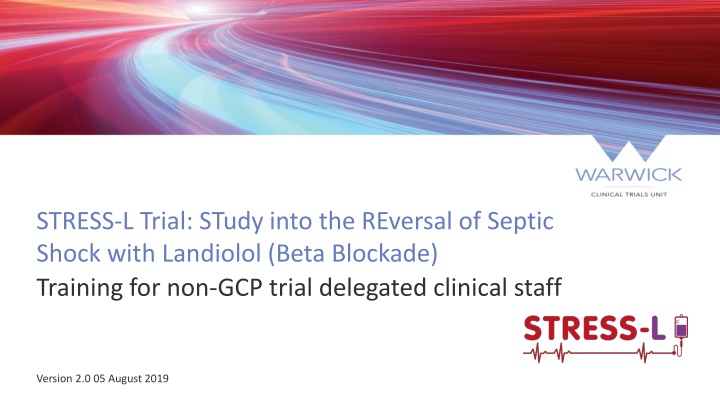 STRESS-L Trial: Study on Reversal of Septic Shock with Landiolol
