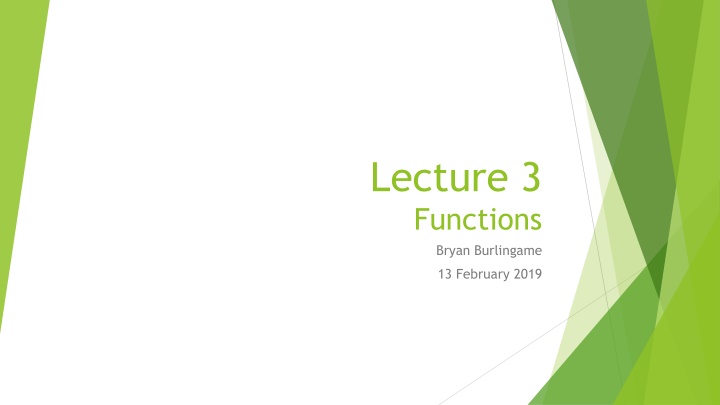 Functions in Python Programming