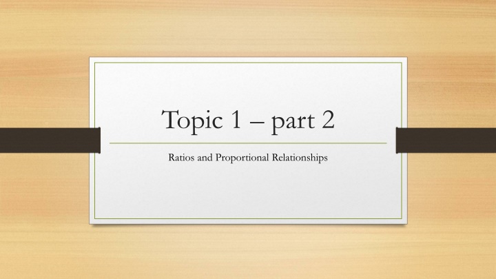 Ratios, Proportional Relationships, and Slope in Math