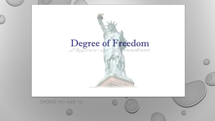 Degrees of Freedom in Statistical Models