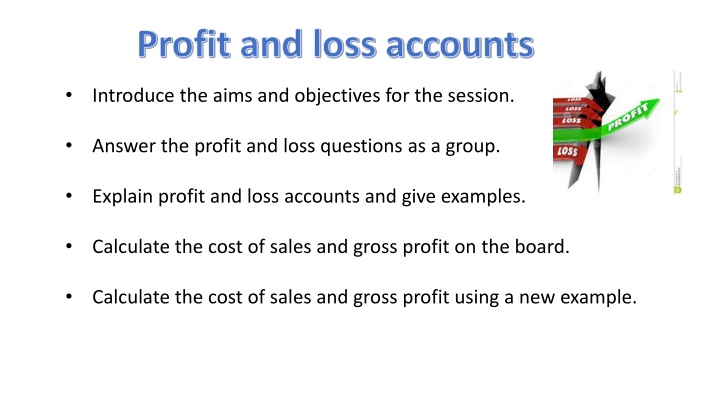 Profit and Loss Accounts in Business