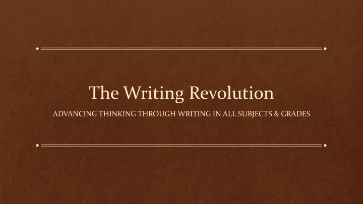 Enhancing Thinking Skills through Writing Strategies in Education