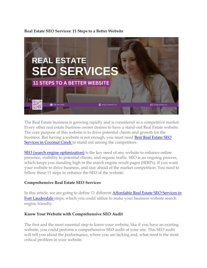 real estate seo services 11 steps to a better n.w
