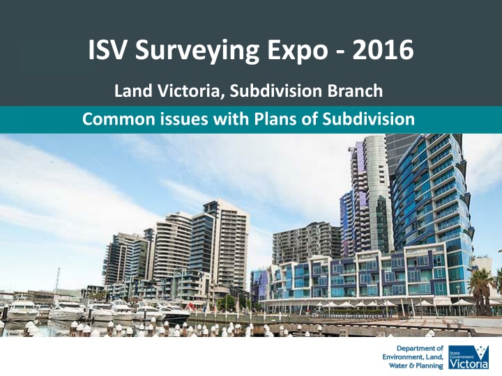 Insights into ePlan Implementation and Collaboration in Surveying Expo 2016