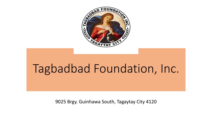Tagbadbad Foundation, Inc.: Providing Renewal Programs for Church Leaders