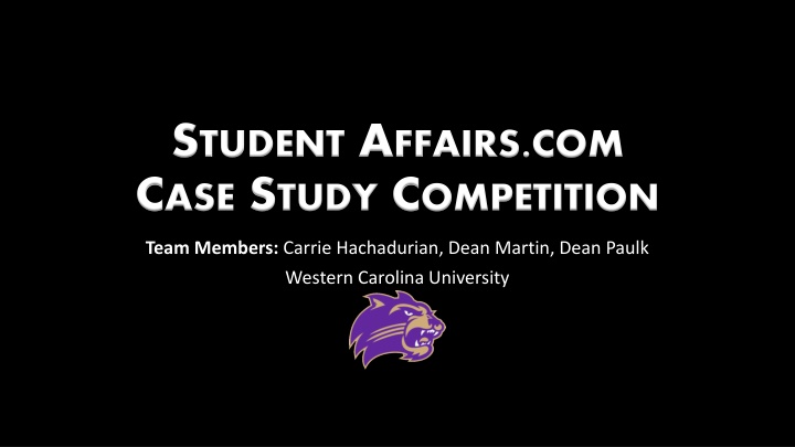 Student Affairs Competition at American Welsh Green University