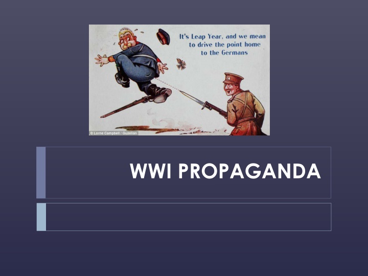 Wartime Propaganda in WWI