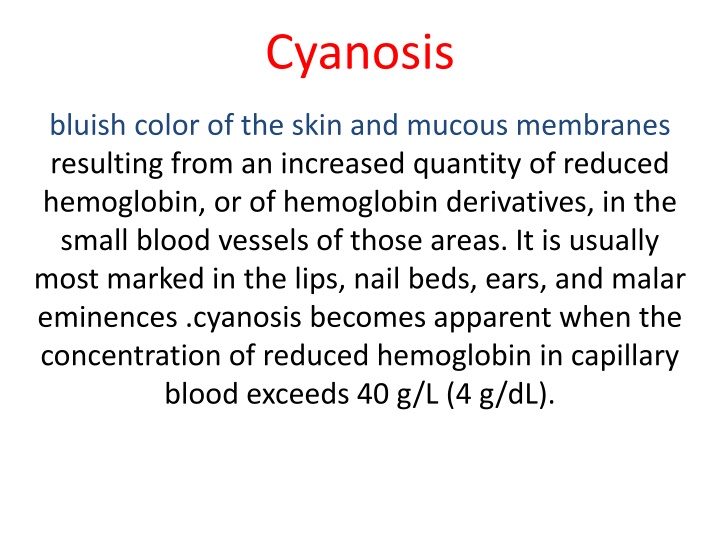 Cyanosis: Causes, Types, and Clinical Differentiation