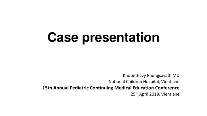 Pediatric Case Presentation: Fever and Rash in a 3-Year-Old Patient