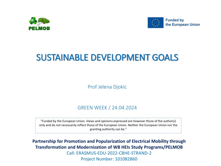 Partnership for Promotion of Electrical Mobility in Higher Education Study Programs