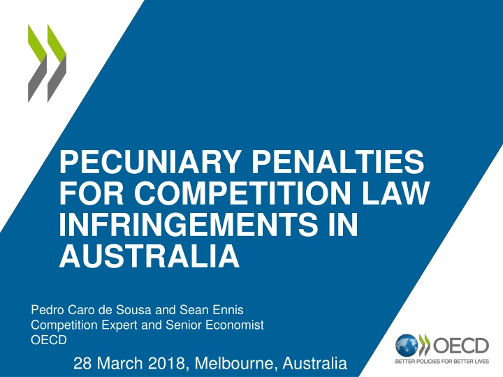 Pecuniary Penalties for Competition Law Infringements in Australia