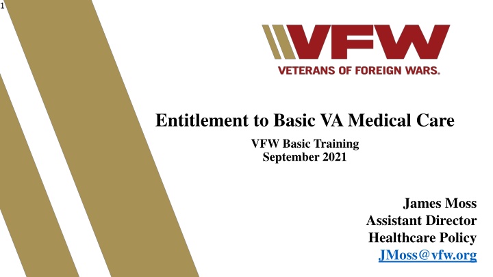 VA Medical Care Enrollment and Priority Groups