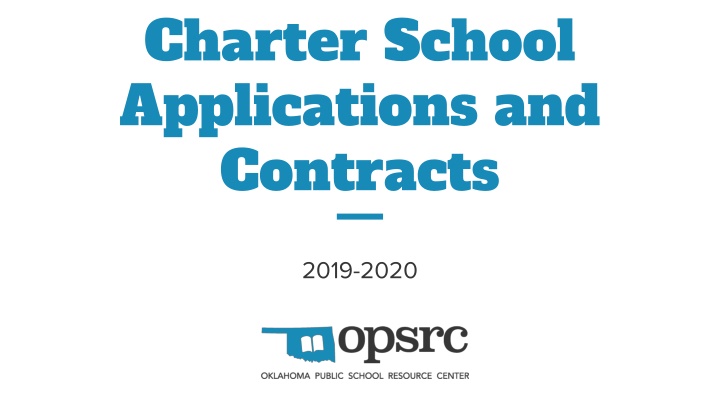 Guide to Charter School Applications and Contracts 2019-2020