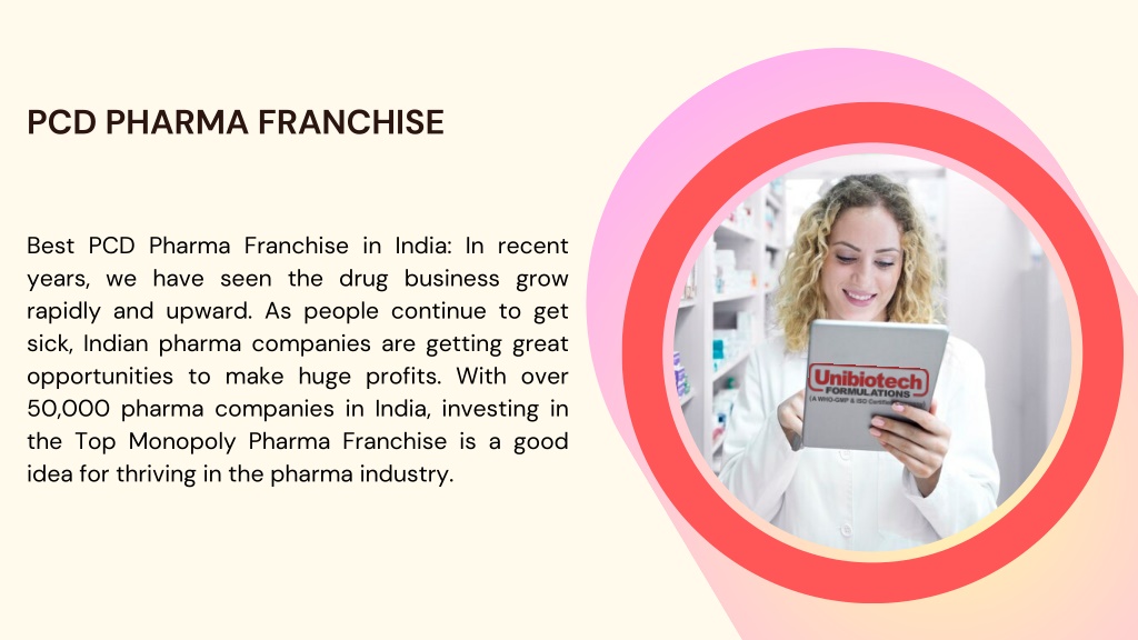 pcd pharma franchise l.w