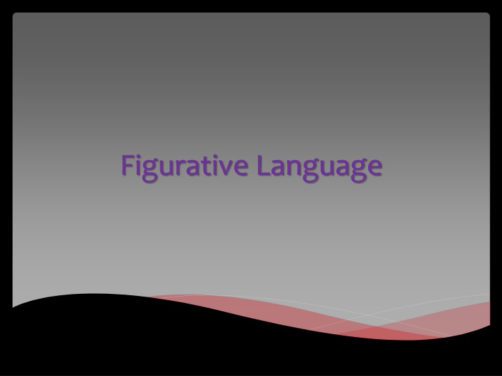 Figurative Language in Literature