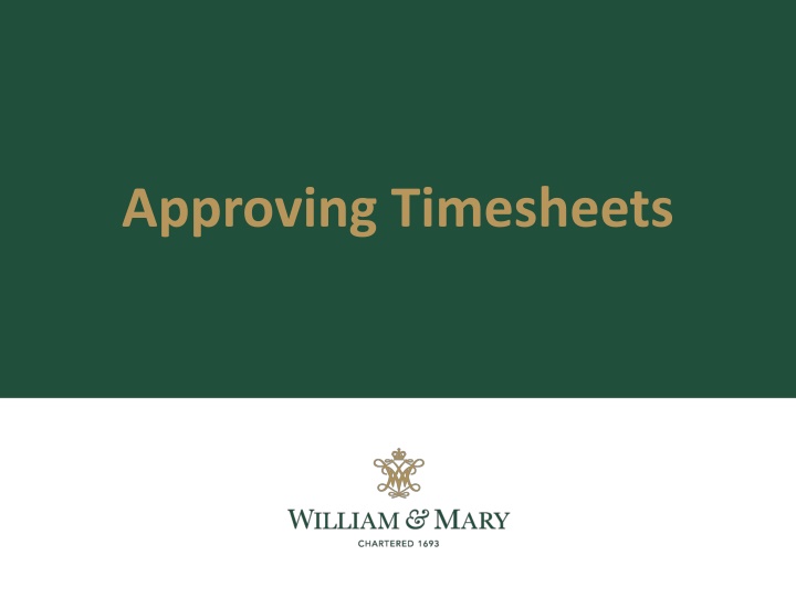 Employee Timesheet Approval Procedures and Self-Service Challenges