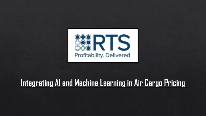 integrating ai and machine learning in air cargo n.w