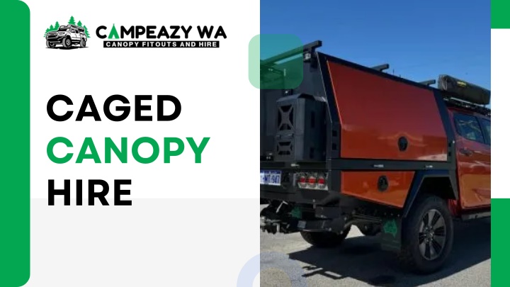 caged canopy hire n.w