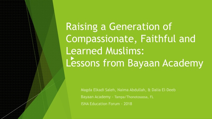 History of Islamic Schools in the US: Lessons and Legacy