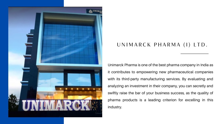 unimarck pharma i ltd n.w