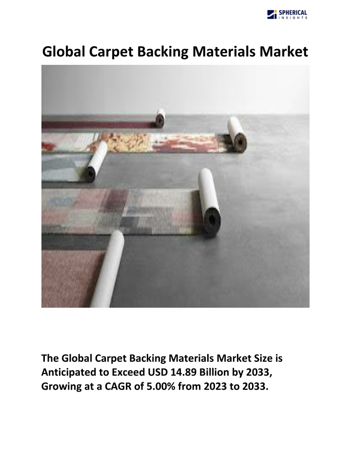 global carpet backing materials market n.w