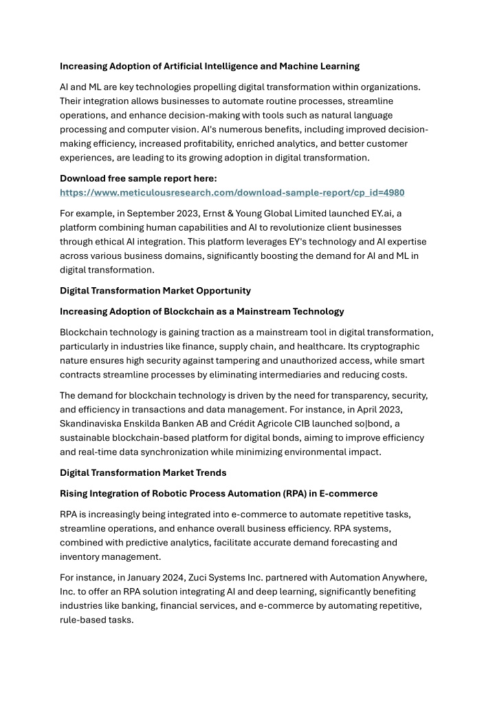 increasing adoption of artificial intelligence n.w