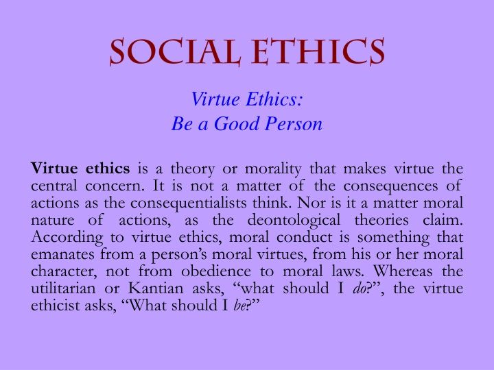 Virtue Ethics in Aristotle's Philosophy