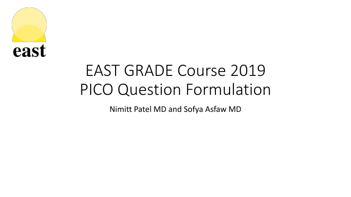 PICO Question Formulation in Health Care: A Practical Guide