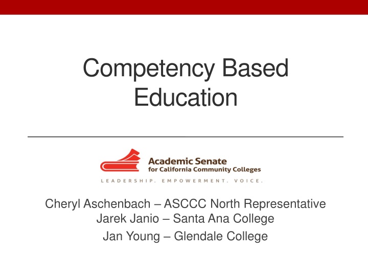 Competency-Based Education in Practice