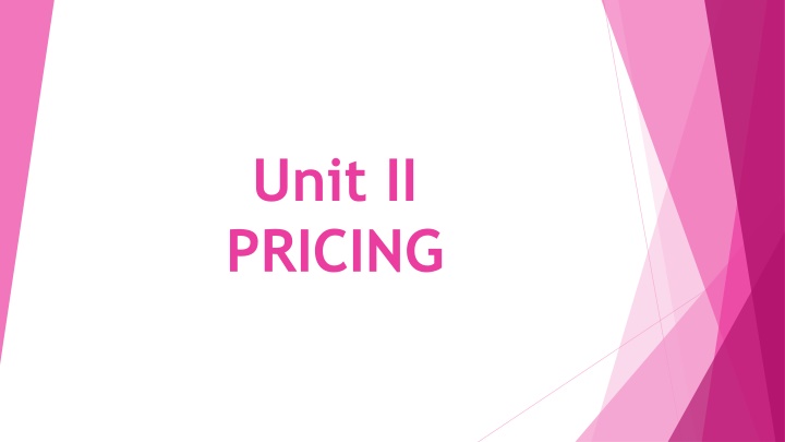 Importance and Factors Influencing Pricing in Marketing
