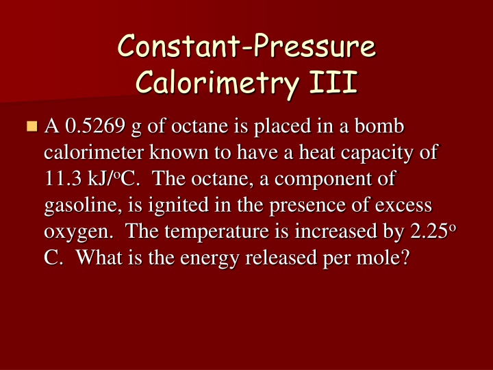 Calorimetry and Enthalpy Changes in Chemistry