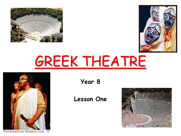 Greek Theatre: Unison and Chorus Activity